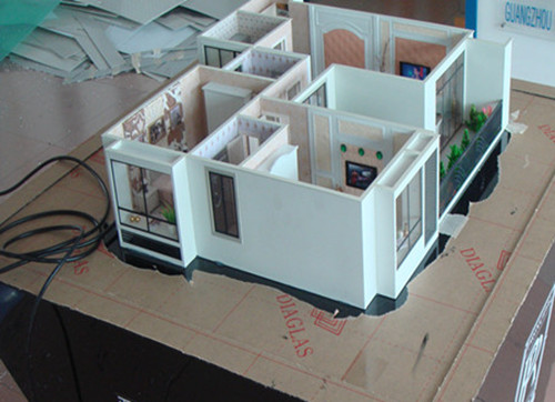 Commerciële de Bouw Miniatuur Architecturale Modellen met Verlichtingssysteem