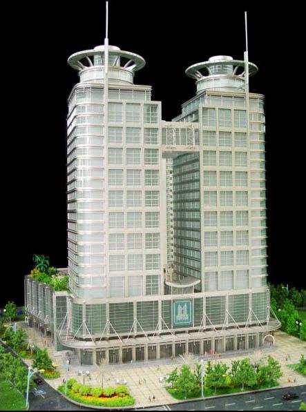 Commerciële de Bouw Miniatuur Architecturale Modellen met Verlichtingssysteem