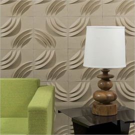 Vochtbestendige 3D Decoratieve de Muurcomités van de installatievezel/3D Muurraad voor Hotel of Huishouden