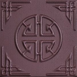 3D Decoratieve Muur die van het Behang Milieuvriendelijke Leer 3D Chinese Stijl van Muurtegels Commissie