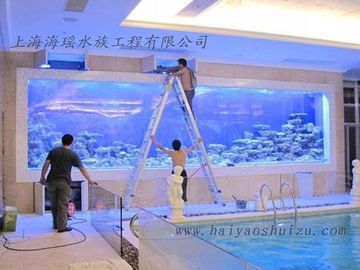 Het melkachtige Fluorescente Acrylblad van de Aquariumpool PMMA, Duidelijke Plexiglascomités